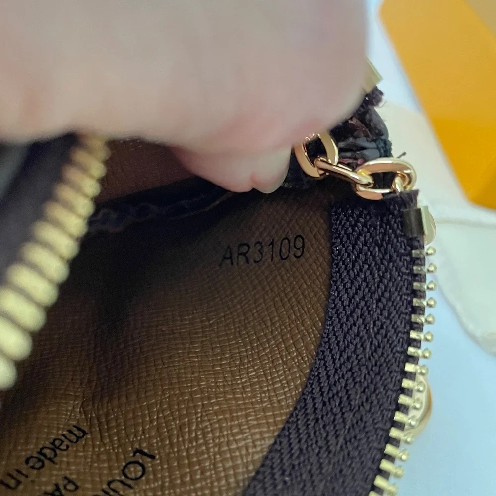 Louis Vuitton Monogram Canvas Key Pouch Coin Purse Pochette Cles Brown - Picture 8 of 10